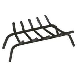 23-Inch Black Wrought Iron Fireplace Grate