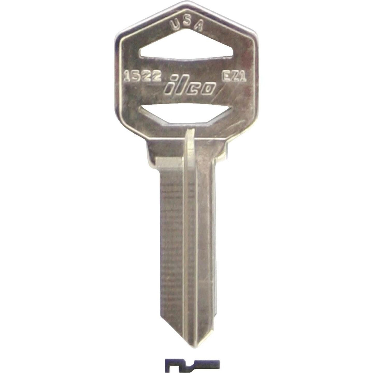 ILCO Kwikset Nickel Plated House Key, EZ1-KW1 (10-Pack) - Farmingdale ...