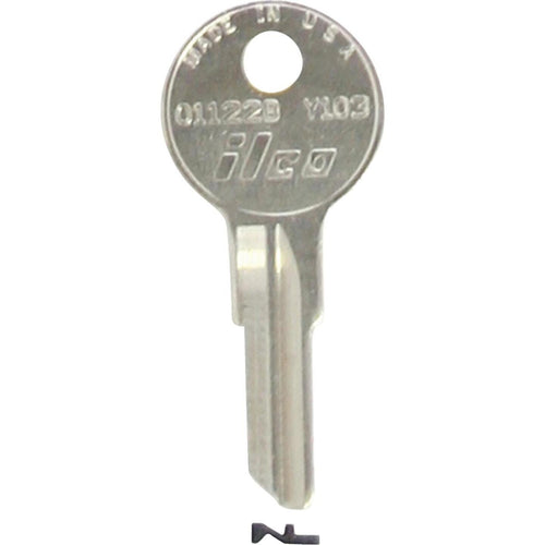 ILCO Yale Nickel Plated House Key, Y103 (10-Pack)