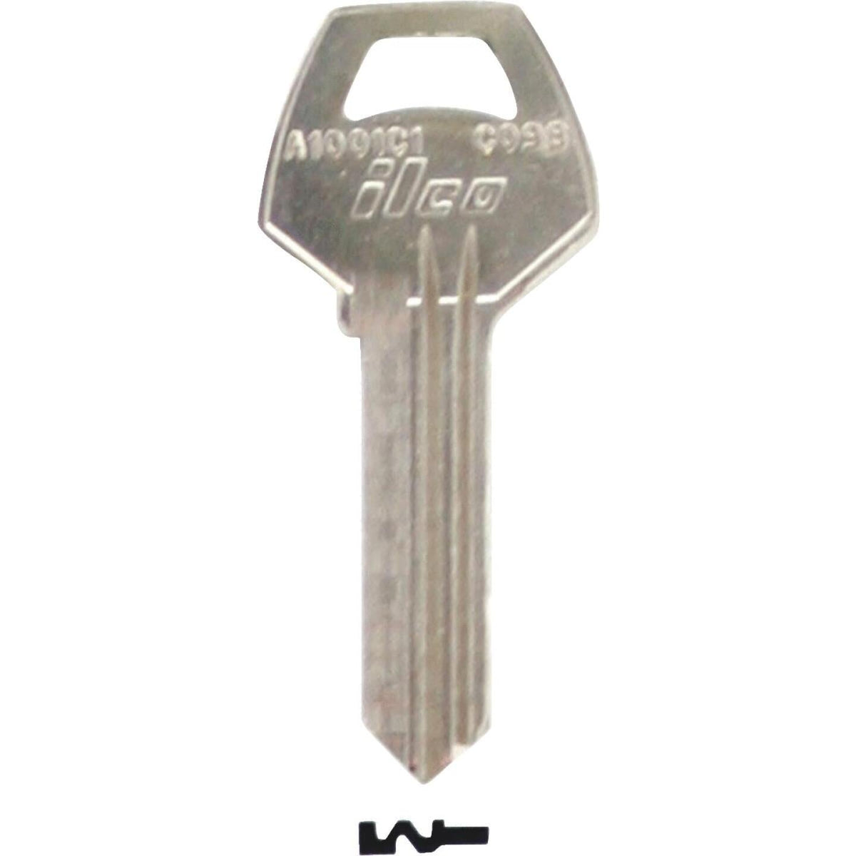 ILCO Corbin Nickel Plated House Key, CO98 (10-Pack) - Farmingdale, NY ...