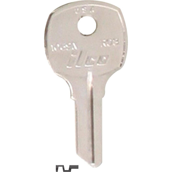 ILCO Russwin Nickel Plated File Cabinet Key, RO3 (10-Pack)