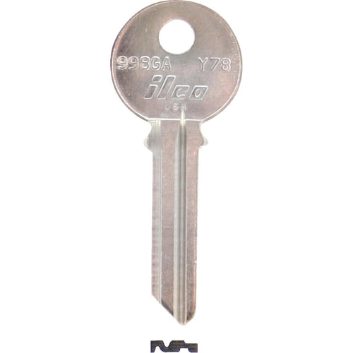 ILCO Yale Nickel Plated House Key, Y78 (10-Pack)