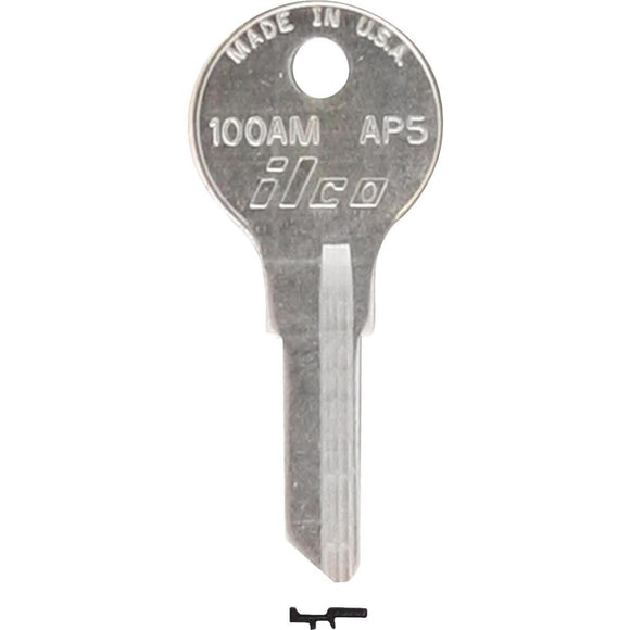 ILCO APS Nickel Plated File Cabinet Key, AP5 (10-Pack)