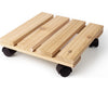 Arett Sales Cedar Wood Square Plant Caddy