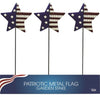 PATRIOTIC STAR GARDEN STAKE DISPLAY